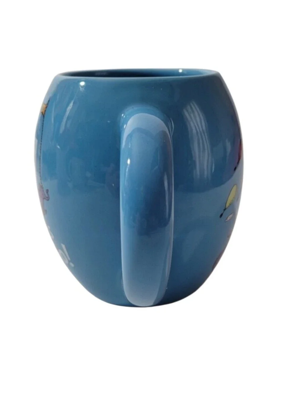 Vandor Dr. Seuss Oh The Places  Blue Oval Ceramic Mug